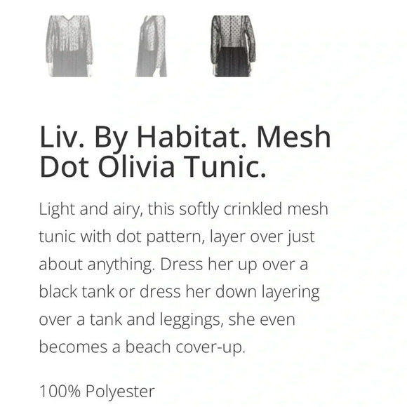 Black,Sheer,polka dot,mesh,lace,Habitat Liv.tunic,NWT
Whimsigoth,dark fairy,kink - Picture 12 of 13